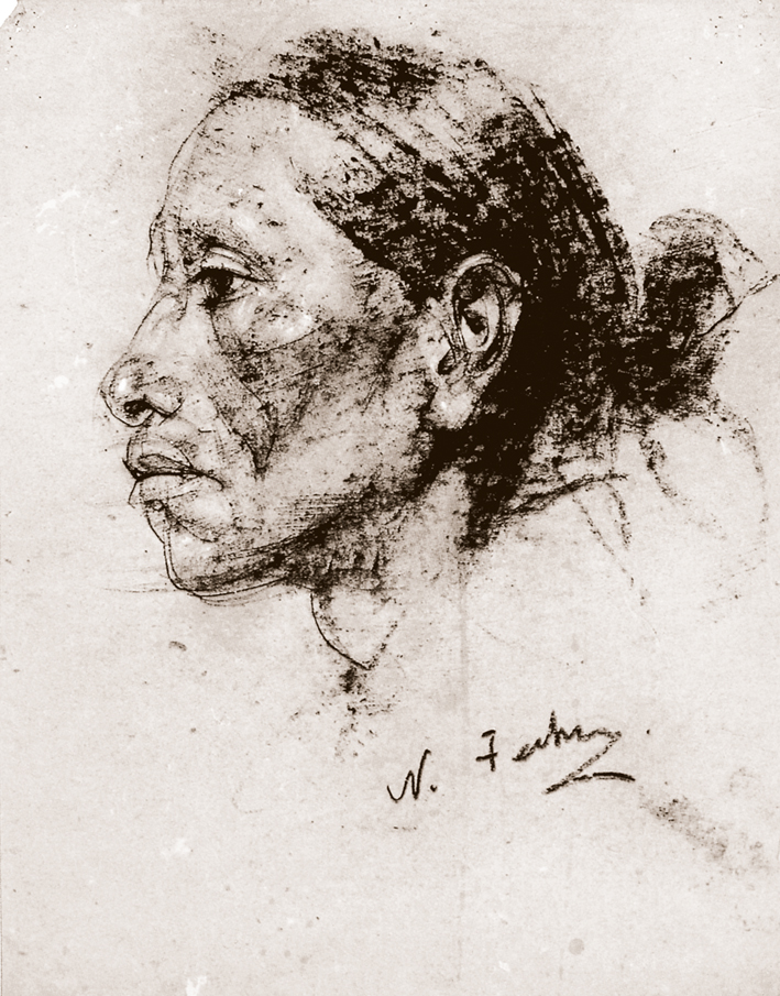  Nicolai Ivanovich Fechin —— 印第安人肖像 (2)